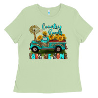 Matcha country roads take me home Ladies Tee - RanaPortraitStore