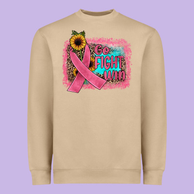 Go Fight Win Heavyweight Sweatshirt Designed By Jahusdesignshop