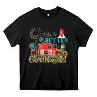 Black life is better in the country Heavy Core Tee - Zillion Design Studio
