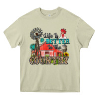 Mossy life is better in the country Heavy Core Tee - Zillion Design Studio