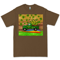Cacao st patricks day truck shamrock with rainbow tumbler Premium Tee - RanaPortraitStore