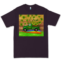 Plum st patricks day truck shamrock with rainbow tumbler Premium Tee - RanaPortraitStore