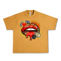 Peanut Butter race lips Urban Heavy Tee - AdoDesignShop