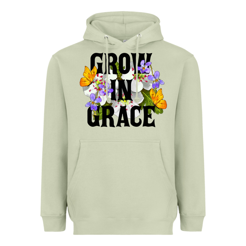 Grow In Grace Heavyweight Hoodie by LillyAllenDesigns | Teevron