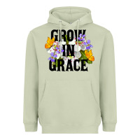 Matcha Grow In Grace Heavyweight Hoodie - LillyAllenDesigns