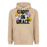 Mushroom Grow In Grace Heavyweight Hoodie - LillyAllenDesigns