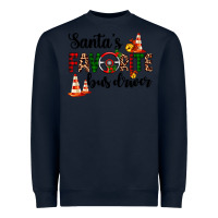 Navy santa's favorite bus driver Heavyweight Sweatshirt - AdoDesignShop