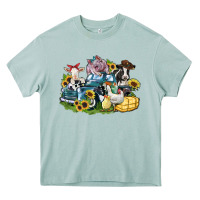Arona farm animals truck Heavy Core Tee - Zillion Design Studio