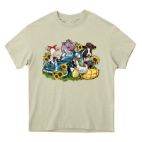 Mossy farm animals truck Heavy Core Tee - Zillion Design Studio