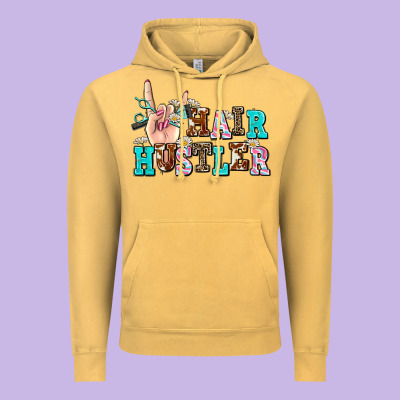 Hair Hustler Vintage Hoodie Designed By Adodesignshop