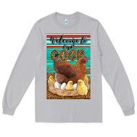 Moon Dust Western Welcome To Our Coop Long Sleeve Tee - LillyAllenDesigns