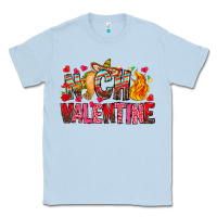 Dusty Blue Nacho Valentine Classic Tee - CowhideDigitalArt
