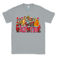 Heather Grey Nacho Valentine Classic Tee - CowhideDigitalArt