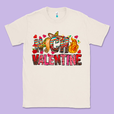 Nacho Valentine Classic Tee Designed By Cowhidedigitalart