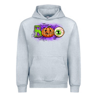 Heather Grey boo Urban Hoodie - CowGirlArtShop