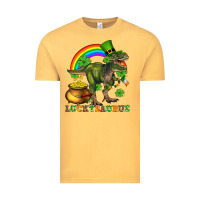 Vintage Mustard luckysaurus and st patricks Vintage Tee - AdoDesignShop