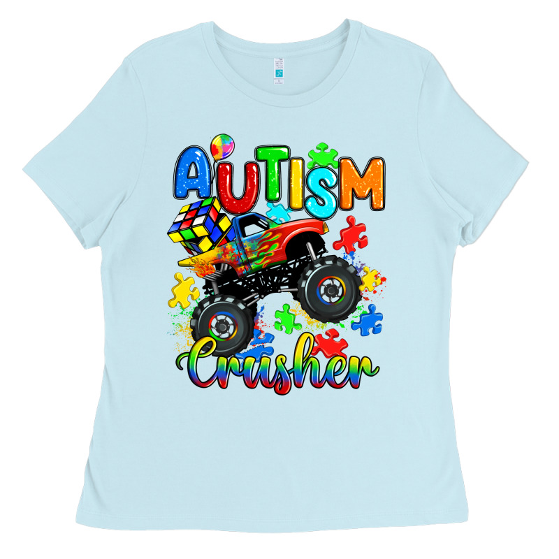 Autism Crusher Ladies Tee by RanaPortraitStore | Teevron