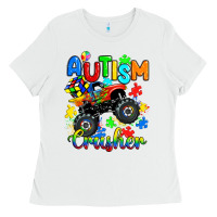 White autism crusher Ladies Tee - RanaPortraitStore