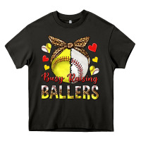 Asphalt busy raising ballers with baseball and softball Heavy Core Tee - texasbilliewilder