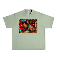 Oil Green Christmas rodeo cowboy Urban Heavy Tee - JahusDesignShop