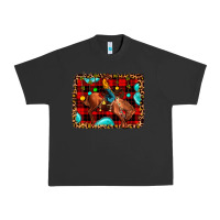 Pigment Black Christmas rodeo cowboy Urban Heavy Tee - JahusDesignShop