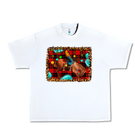 White Christmas rodeo cowboy Urban Heavy Tee - JahusDesignShop