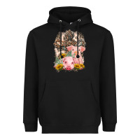 Western Pigs With Crosses Heavyweight Hoodie | Teevron
