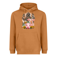 Meerkat Western Pigs with Crosses Heavyweight Hoodie - LillyAllenDesigns