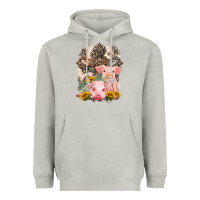 Moon Dust Western Pigs with Crosses Heavyweight Hoodie - LillyAllenDesigns