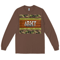Chestnut army mom leopard glitter camouflage Long Sleeve Tee - BarkalooDesign