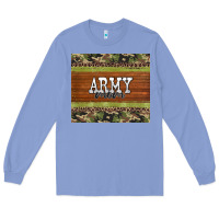 Colony Blue army mom leopard glitter camouflage Long Sleeve Tee - BarkalooDesign