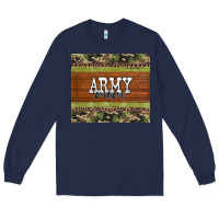 Navy army mom leopard glitter camouflage Long Sleeve Tee - BarkalooDesign