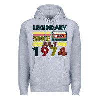 Heather Grey Vintage 1974 Premium Hoodie - Bettercallsaul