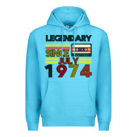 Ocean Blue Vintage 1974 Premium Hoodie - Bettercallsaul