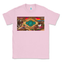 Bubblegum Pink western gemstone and leopard with serape licanse plate Classic Tee - Artiststas