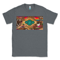 Charcoal Heather western gemstone and leopard with serape licanse plate Classic Tee - Artiststas
