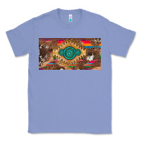 Colony Blue western gemstone and leopard with serape licanse plate Classic Tee - Artiststas