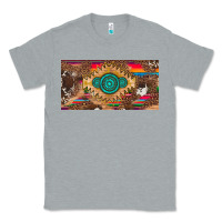 Heather Grey western gemstone and leopard with serape licanse plate Classic Tee - Artiststas