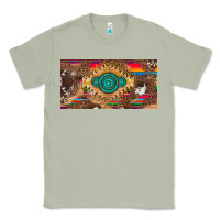 Matcha western gemstone and leopard with serape licanse plate Classic Tee - Artiststas