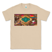 Mushroom western gemstone and leopard with serape licanse plate Classic Tee - Artiststas