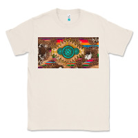 Natural western gemstone and leopard with serape licanse plate Classic Tee - Artiststas