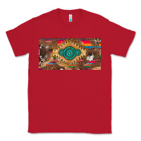 Red western gemstone and leopard with serape licanse plate Classic Tee - Artiststas