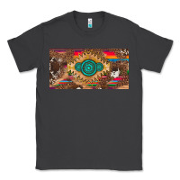 Smoke western gemstone and leopard with serape licanse plate Classic Tee - Artiststas