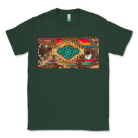 Sports Green western gemstone and leopard with serape licanse plate Classic Tee - Artiststas