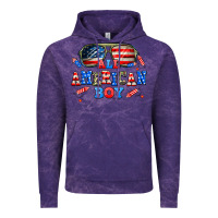 Cloud Purple all american boy Vintage Hoodie - AdoDesignShop