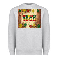 Heather Grey juneteenth 1865 Heavyweight Sweatshirt - Artiststas