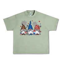Oil Green 4th of july gnomes Urban Heavy Tee - Jasminsmagicworld