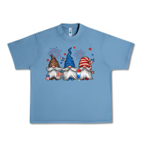 Pebble Blue 4th of july gnomes Urban Heavy Tee - Jasminsmagicworld