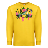 Lemon 420 cannabis Premium Sweatshirt - Artiststas