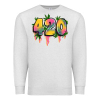 Oatmeal Heather 420 cannabis Premium Sweatshirt - Artiststas